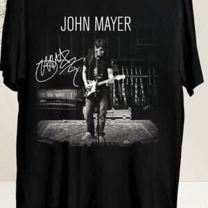 John Mayer Concert Shirt Solo Tour Music Fan Graphic Tee Retro S